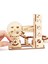 Bardak Altlığı Tarzı Çocuklar Için 4 Tür Mermer Yarışı Koşu 3D Ahşap Bulmaca Mekanik Kit Stem Bilim Fizik Oyuncak Labirent Top Montaj Modeli Yapımı (Yurt Dışından) 5