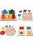 H Tarzı Ahşap Geometrik Şekiller Sıralama Matematik Montessori Puzzle Renkli Okul Öncesi Öğrenme Eğitici Oyun Bebek Çocuk Oyuncakları (Yurt Dışından) 2