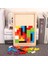 2 Adet Tarzı Montessori Çizgi Film Hayvan Eğitici Ahşap Tetris Klasik Oyuncak Boncuklu Geometri Sayısal Saat Bulmacaları Aletleri Eşleştirme Çocuklar Için (Yurt Dışından) 4