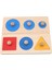 D 2 Stili Ahşap Geometrik Şekiller Sıralama Matematik Montessori Puzzle Renkli Okul Öncesi Öğrenme Eğitici Oyun Bebek Çocuk Oyuncakları (Yurt Dışından) 4