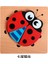 Uğur Böceği 14,7X14,7 cm Stili Ahşap Çekiçleme Topu Çekiç Kutusu Çocuklar Için Eğlenceli Oyuncak Hamster Oyunu Erken Öğrenme Eğitici Oyuncaklar (Yurt Dışından) 1