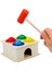 Uğur Böceği 14,7X14,7 cm Stili Ahşap Çekiçleme Topu Çekiç Kutusu Çocuklar Için Eğlenceli Oyuncak Hamster Oyunu Erken Öğrenme Eğitici Oyuncaklar (Yurt Dışından) 3