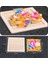 Lanche Stili Çocuklar Için Ahşap Puzzle Oyuncak Araç Hayvan Jigsaw Karikatür Hayvan Trafik Tangram Oyuncak Eğitici Oyuncaklar Hediye (Yurt Dışından) 5