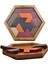 No.1 Tarzı Altıgen Ahşap Geometrik Şekil Puzzle Satranç Oyunu Tahtası Montessori Oyuncaklar Eğitici Zeka Oyunları (Yurt Dışından) 4