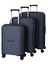 V2408 Policarbon Valiz Siyah Set 1