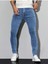 Erkek Slim Fit Denim Kot Pantolon Jean 4