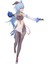 No.2 Tarzı Ge Etkisi Kendin Yap 3D Kağıt Model Anime Karakter Figür Standı Modeli Tablo Dekor Barbara Sevimli Ayakta Duran Imza Hediyeleri (Yurt Dışından) 2