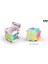 Tekerlek Stili Yeni Qiyi Axis Magic Cube Jöle Renkli 2x2 3x3 4x4 5x5 Anahtarlık Piramit Profesyonel Hız Küpü Çocuklar Eğitici Oyuncak (Yurt Dışından) 1