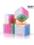 Tekerlek Stili Yeni Qiyi Axis Magic Cube Jöle Renkli 2x2 3x3 4x4 5x5 Anahtarlık Piramit Profesyonel Hız Küpü Çocuklar Eğitici Oyuncak (Yurt Dışından) 3