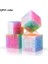 2x2 Tarzı Qiyi Jelly Renkli Neo Sihirli Küp Şeffaf Küp Bulmaca Parmak Oyuncakları Profesyonel Hız Küpleri Erken Eğitici Oyuncaklar Çocuklar Için (Yurt Dışından) 3