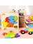 Yengeç Tarzı Bebek Ahşap Oyuncaklar 3D Bulmaca Karikatür Hayvan Zeka Jigsaw Bulmaca Şekil Eşleştirme Montessori Oyuncaklar Çocuklar Için Hediye (Yurt Dışından) 3