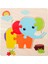 Fil Tarzı Bebek Ahşap Oyuncaklar 3D Bulmaca Karikatür Hayvan Zeka Jigsaw Bulmaca Şekil Eşleştirme Montessori Oyuncaklar Çocuklar Için Hediye (Yurt Dışından) 1
