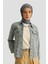 Fisto İşlemeli Denim Ceket 25YD9119 Mavi 1