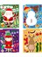 Çocuklar Için Kendin Yap Yapışkanlı Yüz Puzzle Oyunları Noel Baba Kar Tanesi Geyik Giydirme Bulmaca Eğitim Oyuncakları (Yurt Dışından) 4