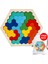10X10X1CM Stili Renkli 3D Bulmaca Ahşap Tangram Matematik Oyuncakları Zeka Oyunları Çocuklar Için Eğitici Oyuncak (Yurt Dışından) 2