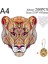 Sz-07-A4 Stili Eşsiz Ahşap Hayvan Puzzle Gizemli Aslan 3D Puzzle Hediye Eğitici Oyun Oyuncaklar Yetişkinler Çocuklar Için Eğlenceli (Yurt Dışından) 1