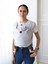 Premium Birinci Sınıf Pamuklu Esnek Wrap Sling Gri (Babywearinge Özel Üretim Kumaş) 3