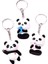 Sevimli Karikatür Çift Panda Anahtarlık Kolye Araba Çantası Anahtar Zincirleri Kadınlar Için Takı Hediye (Yurt Dışından) 1