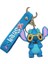 Disney Karikatür Sevimli Lilo Stitch Silikon Kolye Anahtarlık Kadınlar Erkekler Hayranları Için Kawaii Scrump Melek Anahtarlık Sırt Çantası Araba Anahtarları Için Renk: QKC0174 (Yurt Dışından) 1
