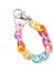Akrilik Plastik Bağlantı Zinciri Anahtarlık Macaron Renk El Yapımı Anahtarlık Kızlar Için Hediyeler Çanta Charms Renk: E3466 / Mücevher Rengi: Rastgele (Yurt Dışından) 1
