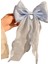 Kadınlar Büyük Yay Saçkopu Yaz Şifonu Büyük Bowknot Leke Bow Ettes Kadın Düz Renkli At Kuyruğu Klipi Saç Accessoriescolor: Mavi (Yurt Dışından) 1