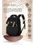 Coolbag Anne Bebek Çantası - Bebek Bakım Çantası - Termal Gözlü Su Geçirmez Alt Açma Pedli - Siyah 2