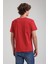 Bisiklet Yaka Kırmızı Basic Likralı Slim Fit 24SSM20339 5