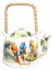 Dufy Parrot Porselen Hasır Saplı Demlik 1