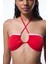 Kırmızı Marbella Halter Yaka Bandeau Bikini Üstü 2