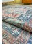 Klasik Etnik Desen Vintage Dokuma Şönil Halı Yıkanabilir Eskitme Salon Halısı Kilim 4