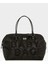 Siyah Baby Bag Nakışlı Puf Şişme Anne Bebek Bakım Çanta M000006904 1