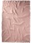 Dört Kat Püsküllü Battaniye 80X120 Cm Pudra Pembe 2