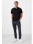 Gri Standart Fit Dokuma Hafif Esnek Chino Erkek Pantolon - 82180 5