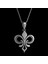 925 Ayar gümüş kolye fleur-de-lis SM4262 1