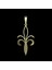 8 Ayar Altın Kolye Ucu Fleur-De-Lis GM4284 0.5 gr 1