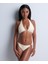 Shimmering Waters Kalıplı Push-Up Bikini Üstü, Altın Detaylı Lurex Jakarlı Sütyen 3