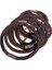 5 Çift Koreli Güçlü Kadın Saç Scrunchies Kızlar Elastik Saç Kauçuk Bantları At Kuyruğu Saç Tutucular /sakız /tie Accessoriescolor: Stil 2 Kahverengi 5 Pcs (Yurt Dışından) 1