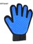 Pet grooming Glove Fırçası Kediler ve Köpekler Için - 2-In-1 Saç Temizleme Eldiveni Masaj ve Saç Temizleme Fonksiyonları ile Evcil Hayvan Köpek Ürünleri BOYUT:23X17 cm/SAĞ-MAVI (Yurt Dışından) 1