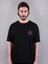 Acf Fiorentina Futbol Baskılı Bisiklet Yaka Oversize Çift Taraflı Siyah Tişört T-Shirt 2