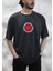Red Hot Chili Peppers Baskılı Bisiklet Yaka Oversize Antrasit Tişört T-Shirt 1