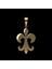 14 Ayar Altın Kolye Ucu Fleur-De-Lis GM4275 1 gr 1