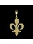 14 Ayar Altın Kolye Ucu Fleur-De-Lis GM4285 1 gr 1