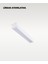 120 cm Beyaz Metal Kasa Lineer Aydınlatma 3200K (Sarı Işık) 3