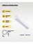 120 cm Beyaz Metal Kasa Lineer Aydınlatma 4000K (Gün Işığı) 1