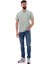 TB0A6BX4 Millers River Sleeve Stretch Polo Açık Yeşil Erkek T-Shirt 4