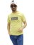Erkek Bisiklet Yaka Silim Fit Yazı Kabartmalı %100 Pamuk T-Shirt 1