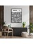 Bauhaus Siyah Çizgiler Duvar Tablosu Çerçeveli 2'li Set 3