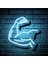 Neon LED Dekoratif Aydınlatma -Spor Kas, 45X45CM- 1