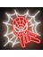 Neon LED Dekoratif Aydınlatma -Örümcek Adam, Spiderman, 55X55CM- 1