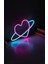 Neon LED Dekoratif Aydınlatma -Kalp, 15X30 Cm- 1